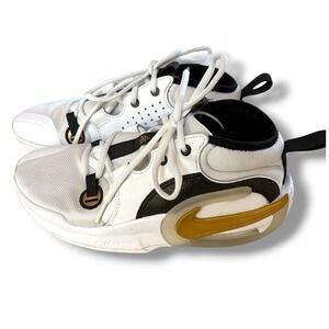 Nike Air Zoom‎ Crossover 2 GS White Gold 6 Youth Basketball Shoes FB2689-100